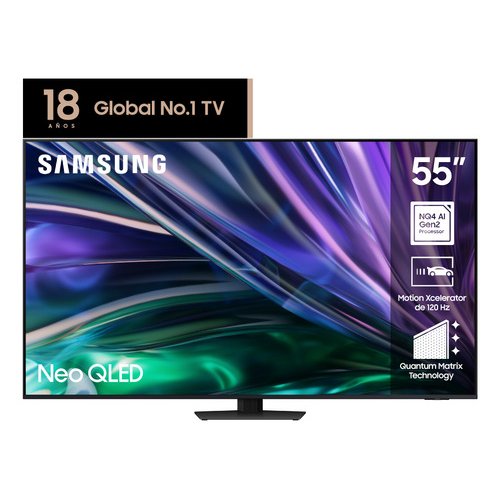 [QN55QN85DBGCZBB] Smart Tv Samsung 55 Neo Qled 4K Serie Qn85Db + Q60