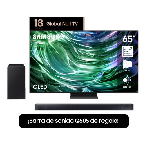 [QN65S90DAGCZBB] Smart Tv Samsung 65 Oled 4K Serie S90D + Q605
