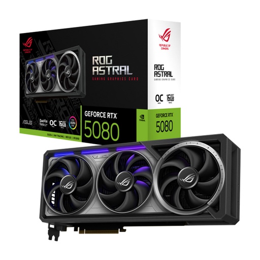 [ROG-RTX5080-O16G] Placa de video ROG Astral GeForce RTX 5080 16GB GDDR7 OC Edition 2790 MHz