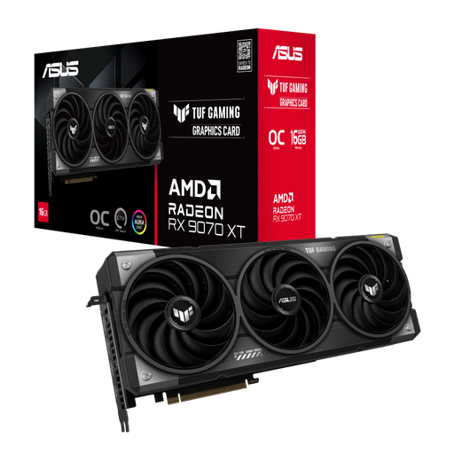 [TUF-RX9070XTO16G] Placa de video Asus TUF Gaming AMD Radeon RX 9070 OC Edition 16 GB