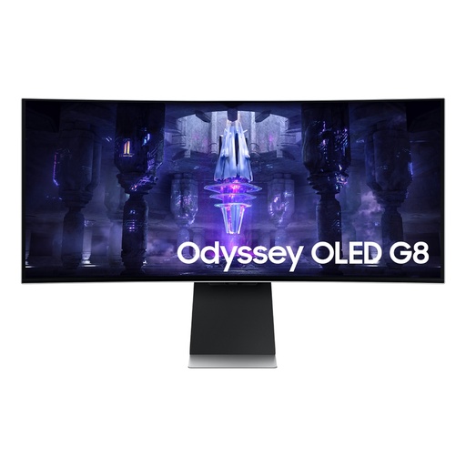 [LS34BG850SLXZB] Monitor Gamer Curvo Samsung Odyssey Oled G8  LCD 34" Plateado 100V/240V