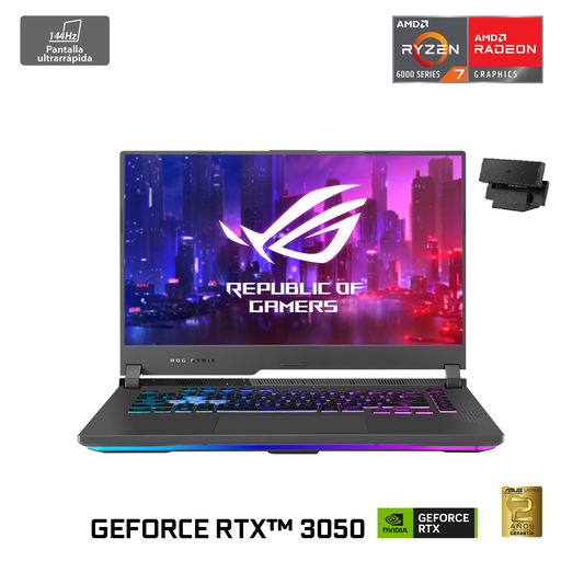 [G513RC-HN091W] Notebook Gamer Rog Strix G15 G513Rc-Hn091W 15.6 Ryzen 7 6800H 16Gb 512Gb Ssd Nvidia Geforce Rtx 3050 144 Hz W11